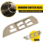Driver Master Power Window Switch Bezel Trim Beige for Toyota Corolla (1998–2002)