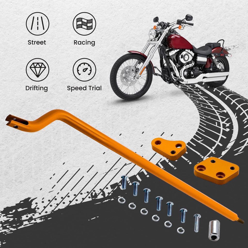 Suspension Reduced Reach Forward Control Adapter Kit for Harley Davidson Gold