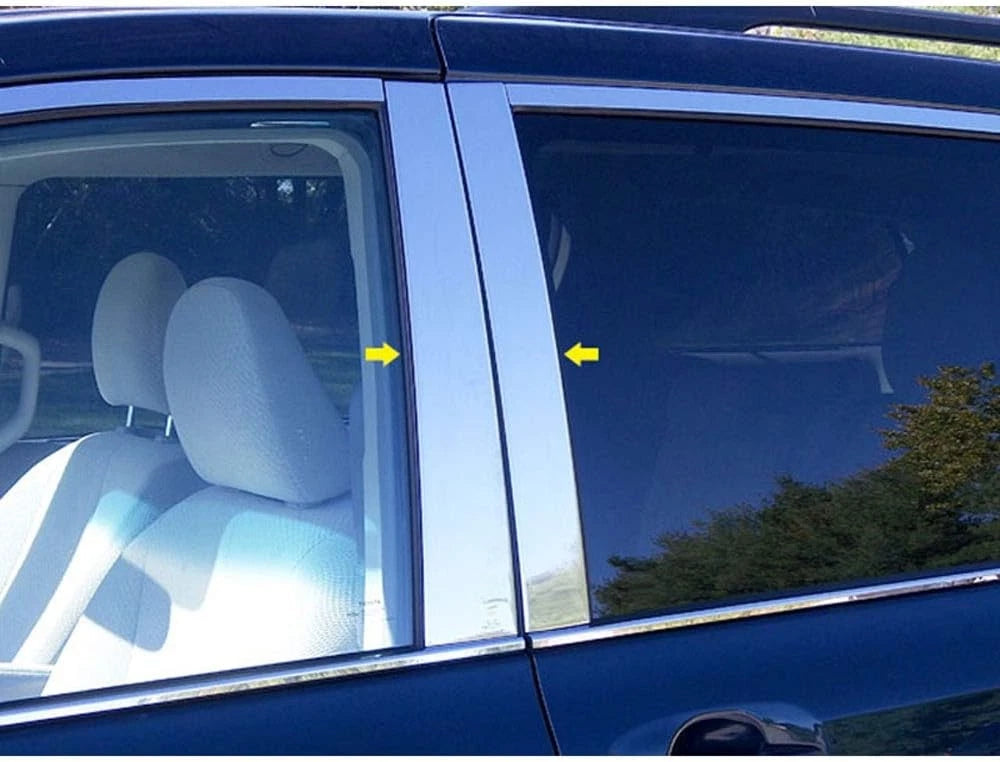 4pc. Luxury FX Chrome Pillar Post Trim For 2011-2020 Toyota Sienna
