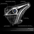 Left Driver Side Projector Headlight Assembly for Cadillac XT5 (2017–2019)