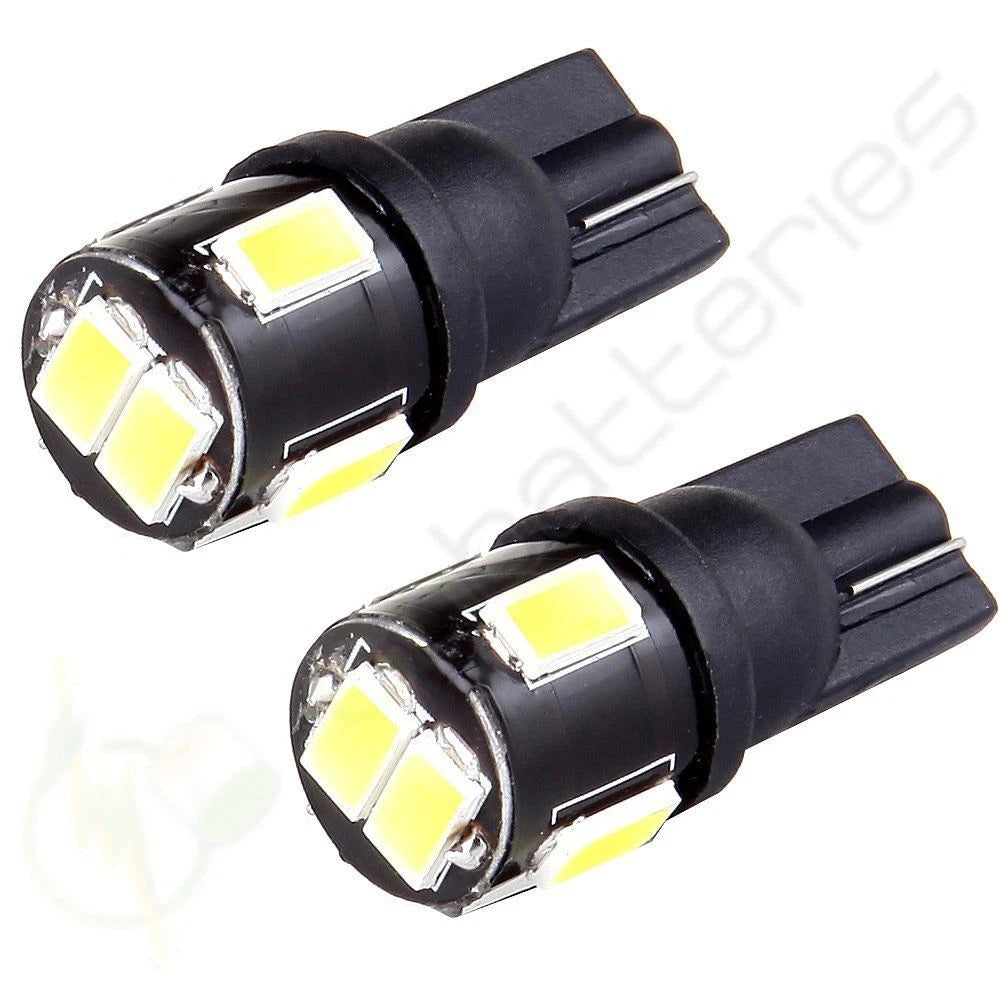 5x LED License Plate Light Bulbs T10 194 158 921 for Universal Vehicles