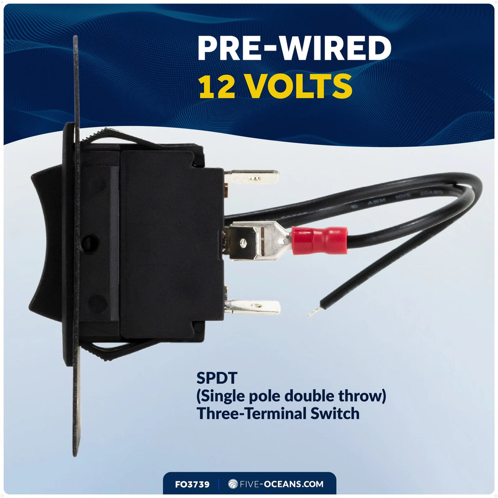 Rocker Anchor Windlass Switch Up/Down 12V for FO3739