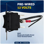 Rocker Anchor Windlass Switch Up/Down 12V for FO3739
