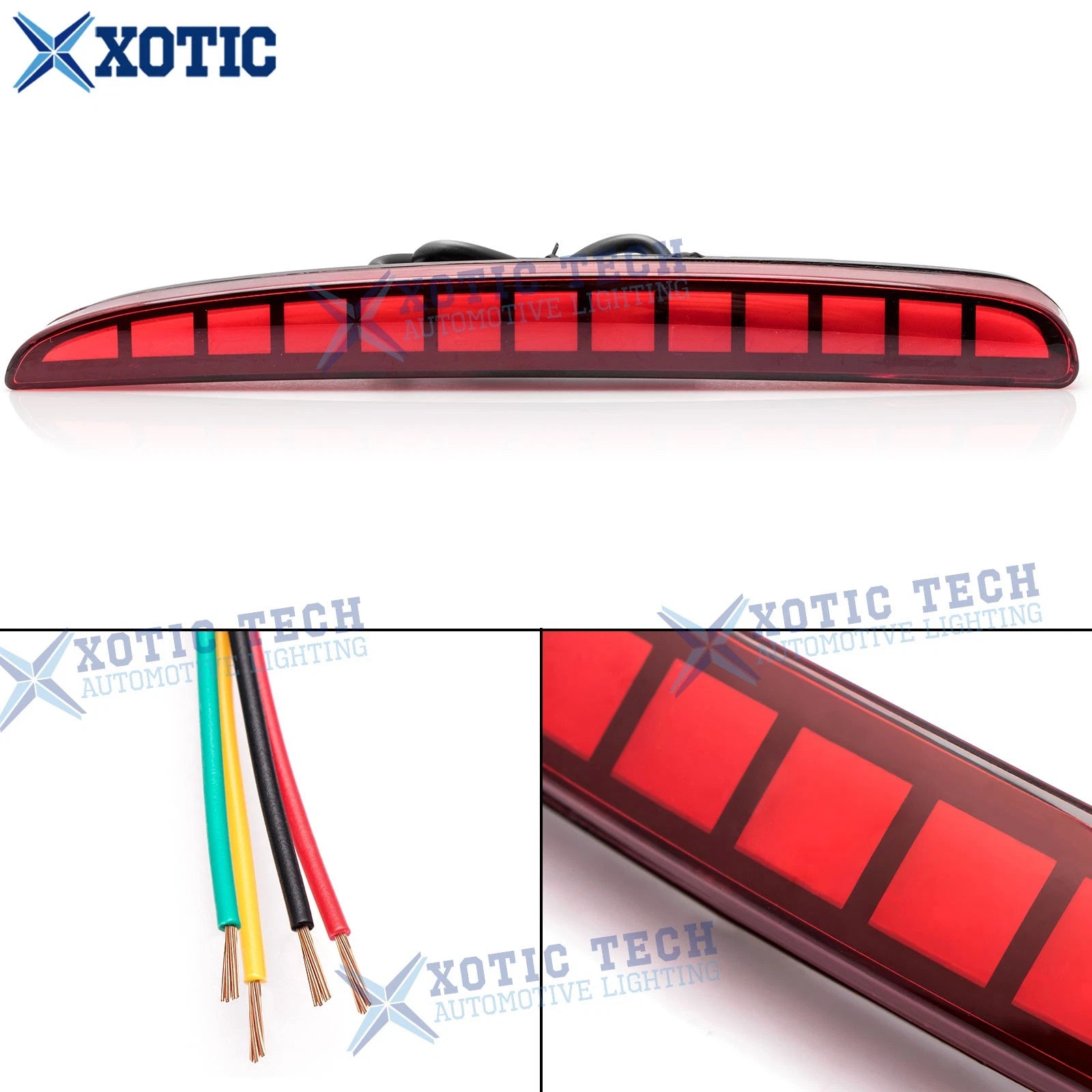 Sequential Red LED Brake Light Tail Lamps for Honda Civic Type R (2017-2022)
