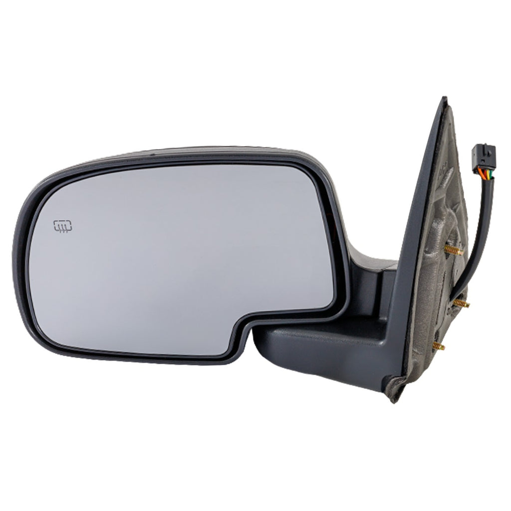 Driver Power Mirror for Chevy Silverado 1500 (1999–2002) Manual Folding Textured