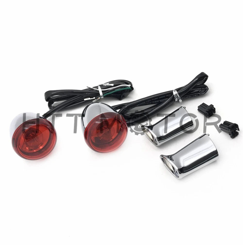Set of 2 Rear Turn Signal Light Indicators for Harley Sportster XL 883 (1992–2016)