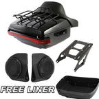 Trunk Pad Mount Rack Light Speakers for Harley Road Glide (2014–2023)