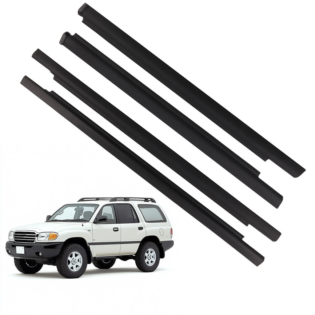 Set of 4 Weatherstrip Molding Trim for Toyota Sequoia (2001–2007)