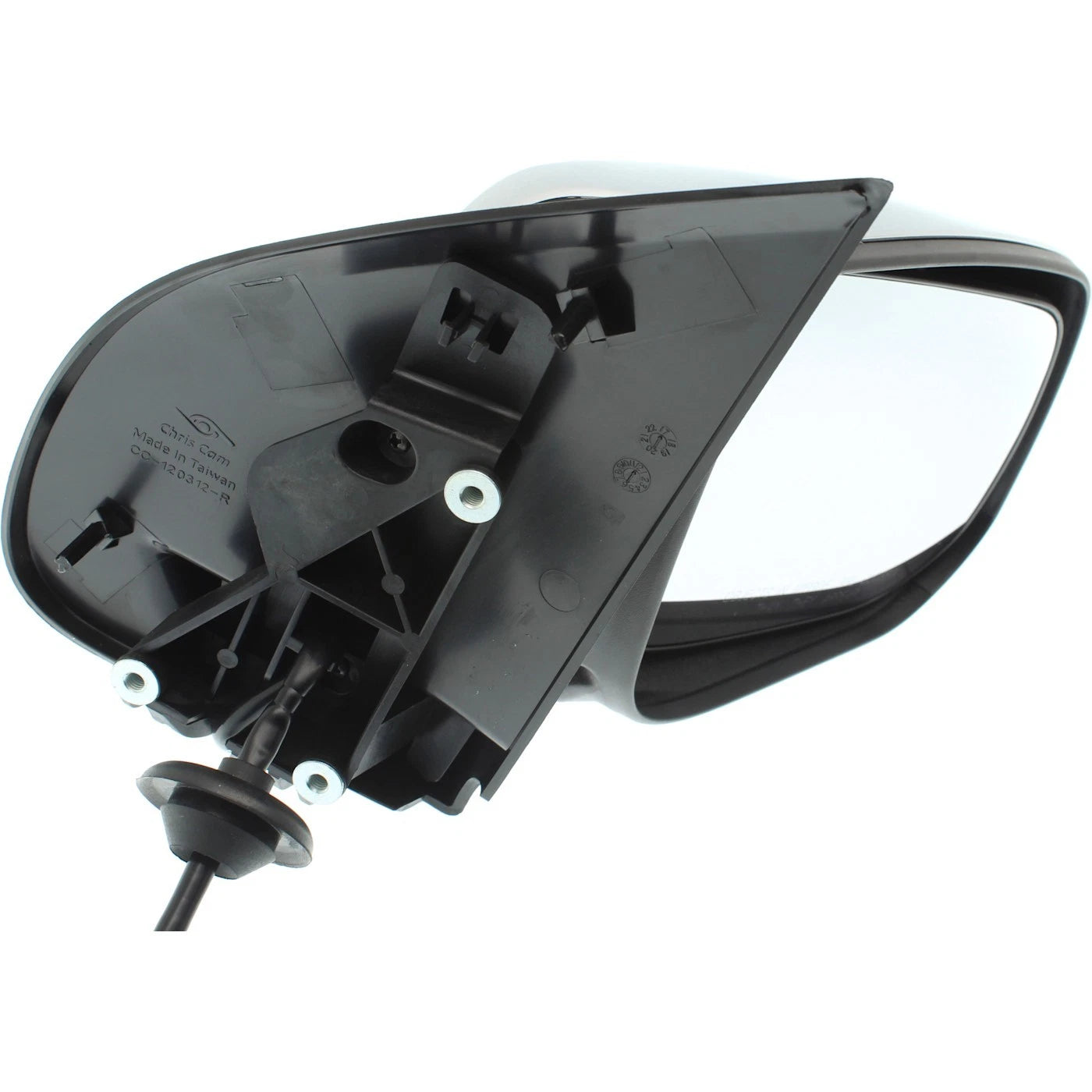 Power Mirror for Chevrolet Colorado (2017–2018) Right Manual Fold Heated Chrome