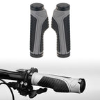 Rubber Bike Grips for Mountain Bicycle MTB (Ergonomic, Lock On)