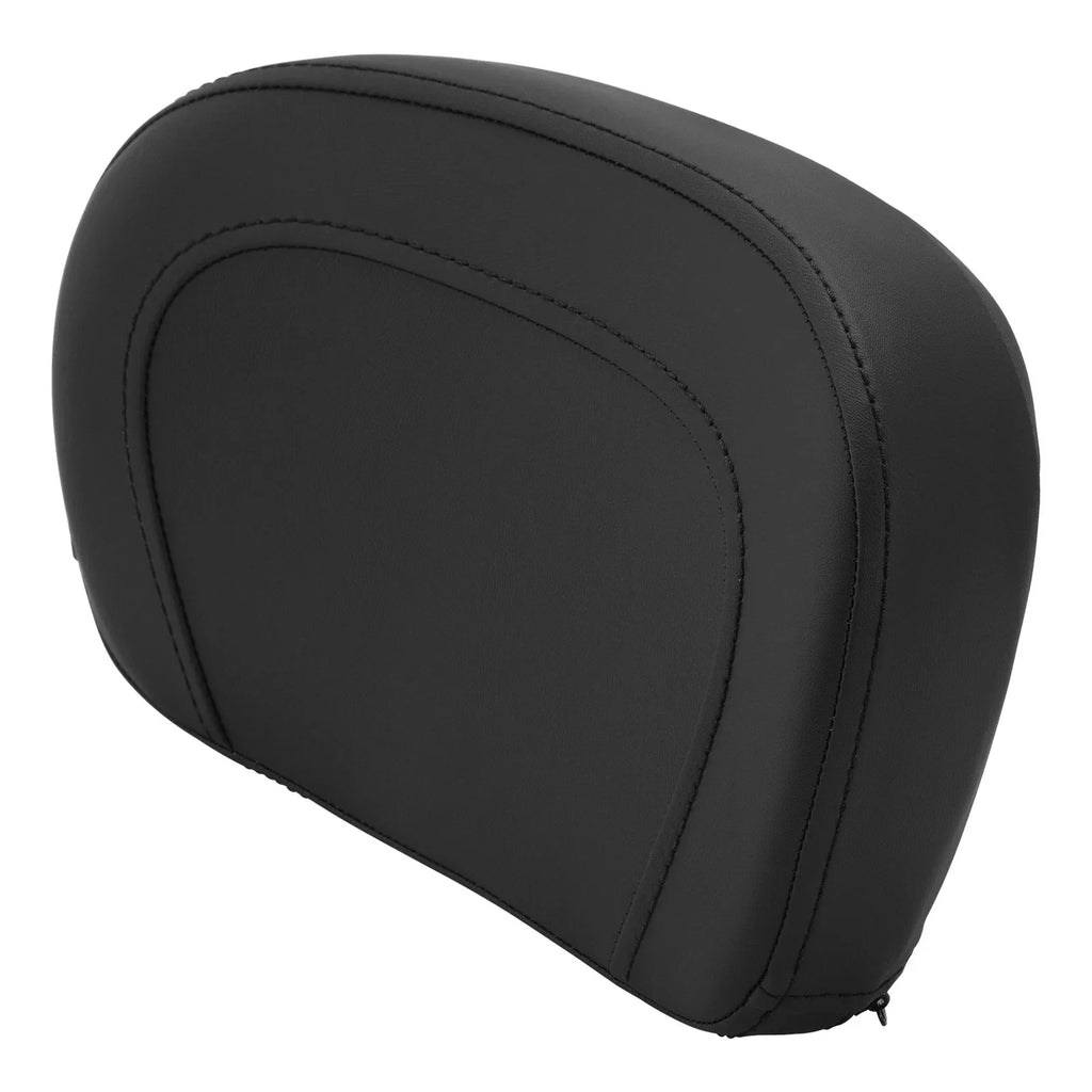 Black PU Leather Sissy Bar Backrest Pad Bracket for Harley Touring (1997-2024)