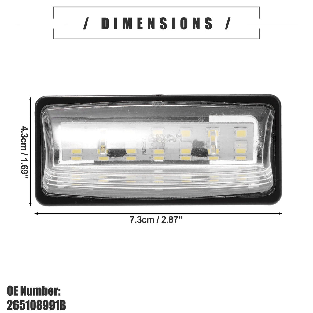LED License Plate Light for Nissan Maxima (2016–2022) No. 265108991B