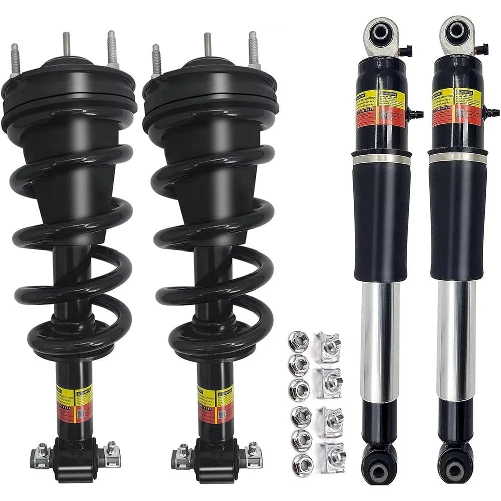 Set of 4 Front Rear Shock Struts w/Magneride for Cadillac Chevrolet GMC (2007–2014)