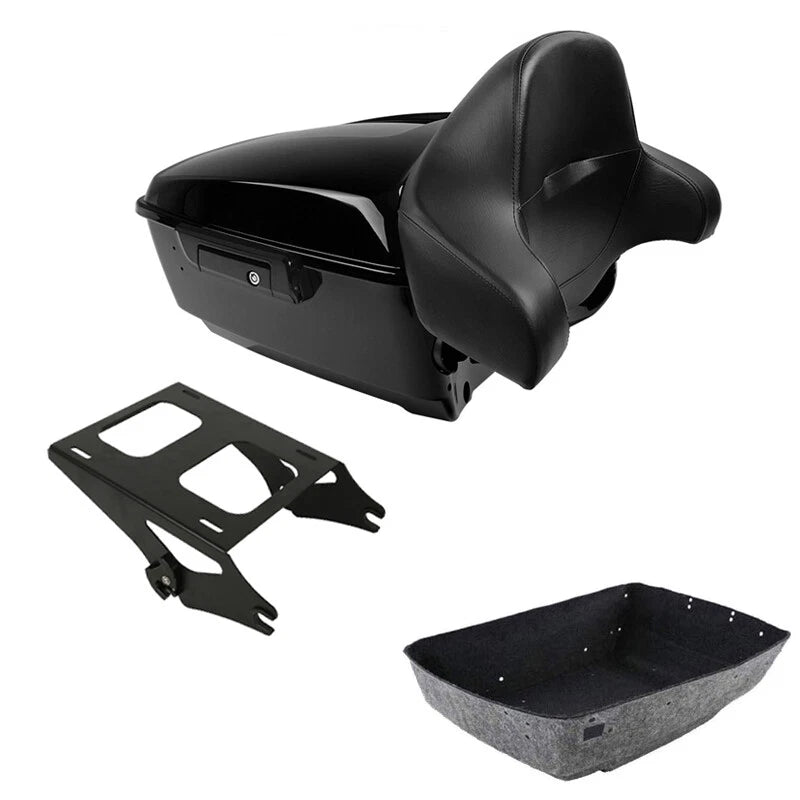 Trunk Backrest Mount Rack for Harley Road Electra Street Glide (2014–2026)