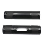 Black Knurled Handlebar Riser Adapter 1" to 1.25" for Harley