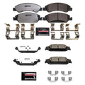 PowerStop Front & Rear Carbon-Fiber Ceramic Brake Pads Kit for Silverado 1500 (2014–2019)