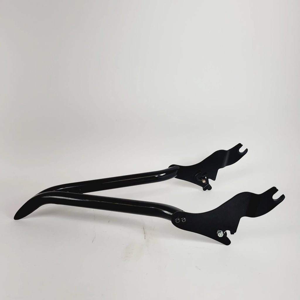 24" Tall Black Sissy Bar for Harley Road Glide, Street Touring, Road King (2009–2024)