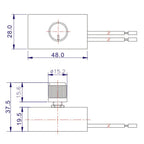 Rotary Dimmer Switch for LED and Incandescent Desk Lamps
