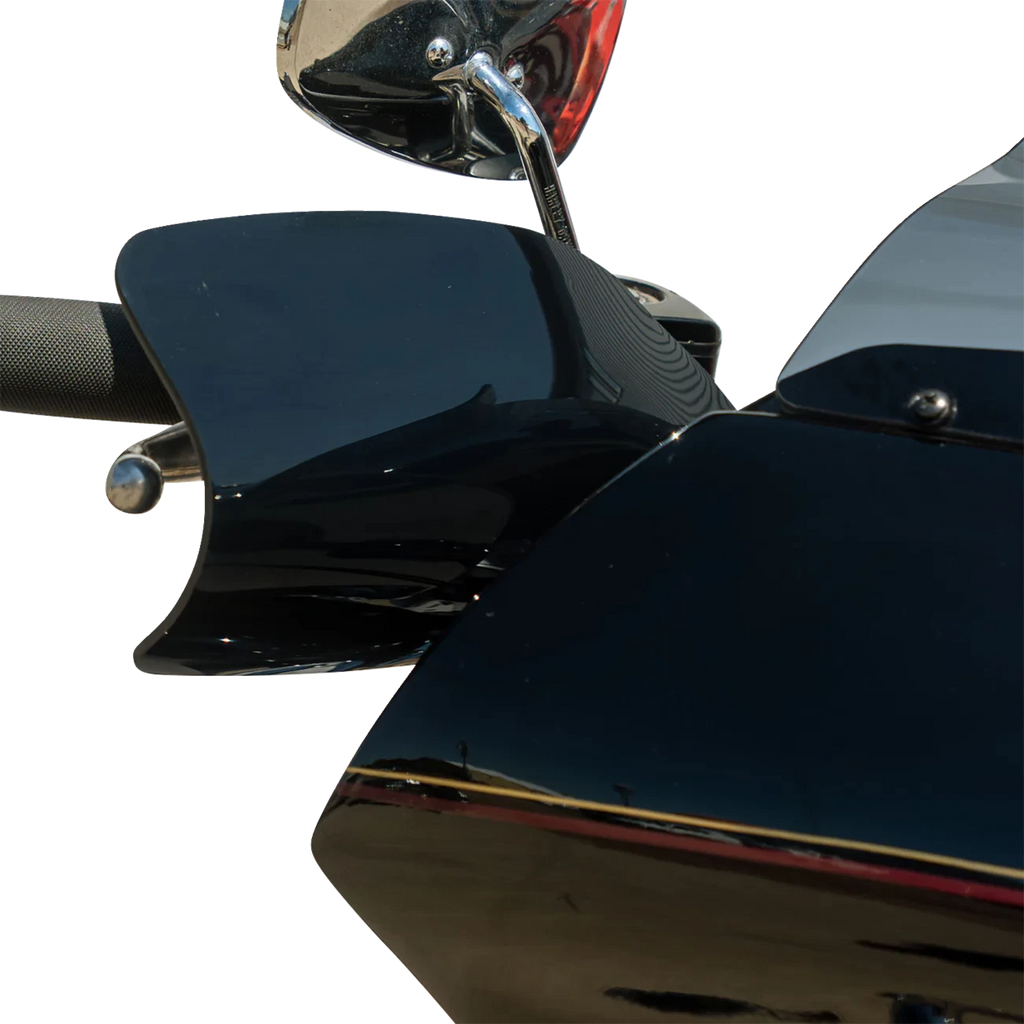 Klock Werks Flare Handguards for Harley-Davidson (Hydraulic Clutch, Black)