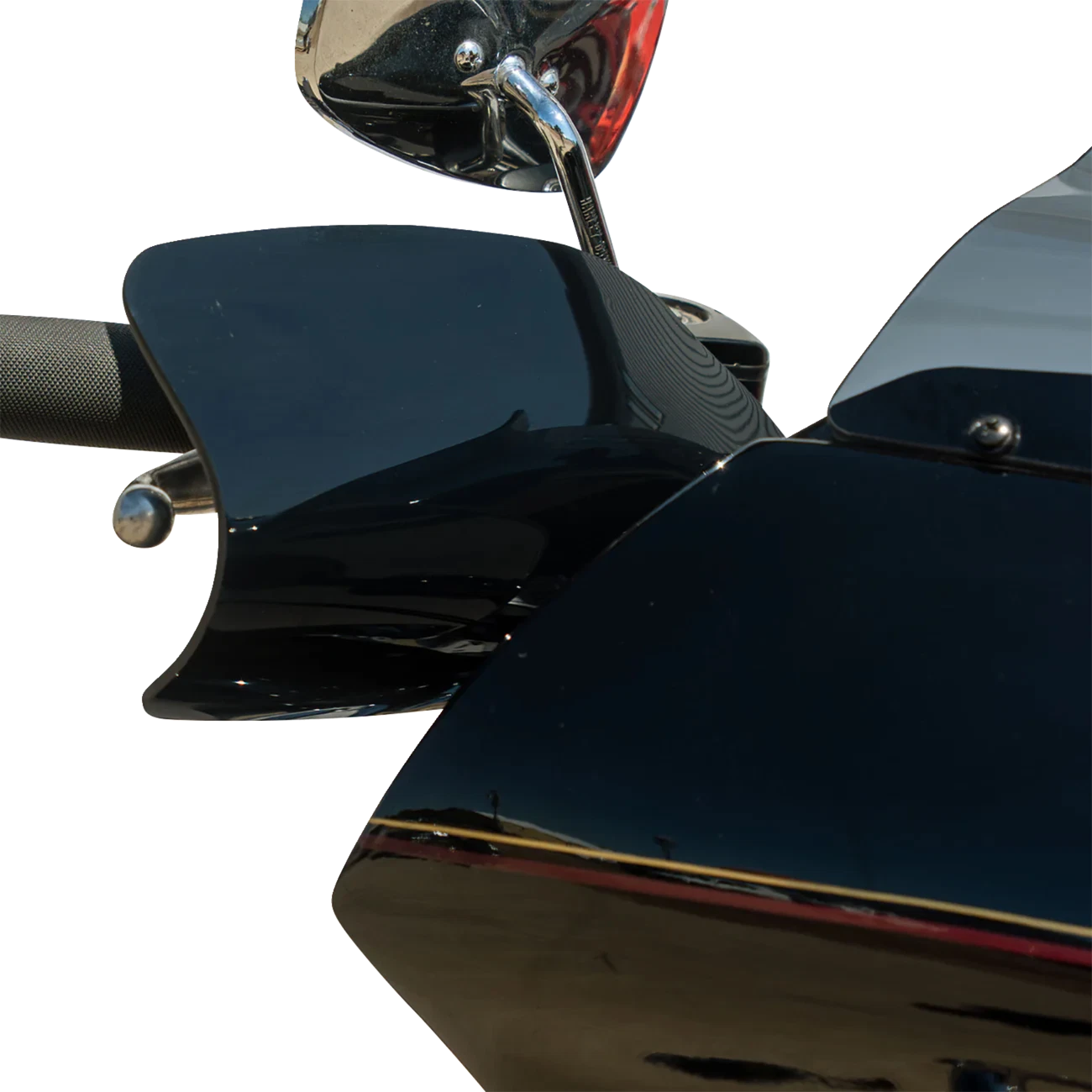 Klock Werks Flare Handguards for Harley-Davidson (Hydraulic Clutch, Black)