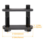 Shackle Upgrade Kit for Tandem Axle Trailer Spring Suspension