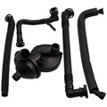 5pcs PCV Crankcase Vent Valve + Breather Hose Kit for BMW E38 E46 E53 E60 E83
