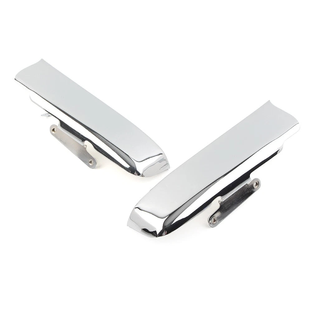 Rear Fender Saddlebag Filler Panels for Harley Road King Glide (2014–2022) Chrome