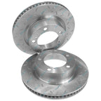 Dimpled & Slotted Disc Brake Rotors & Pads for Landcruiser 200 Series (2008-2023)