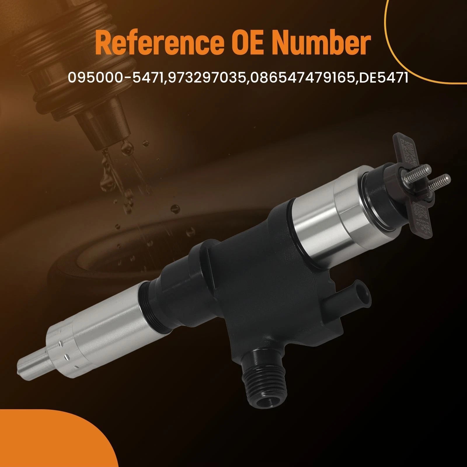 Diesel Engine Injector for Isuzu NPR 5.2L Turbo (2006–2007) 095000-5472
