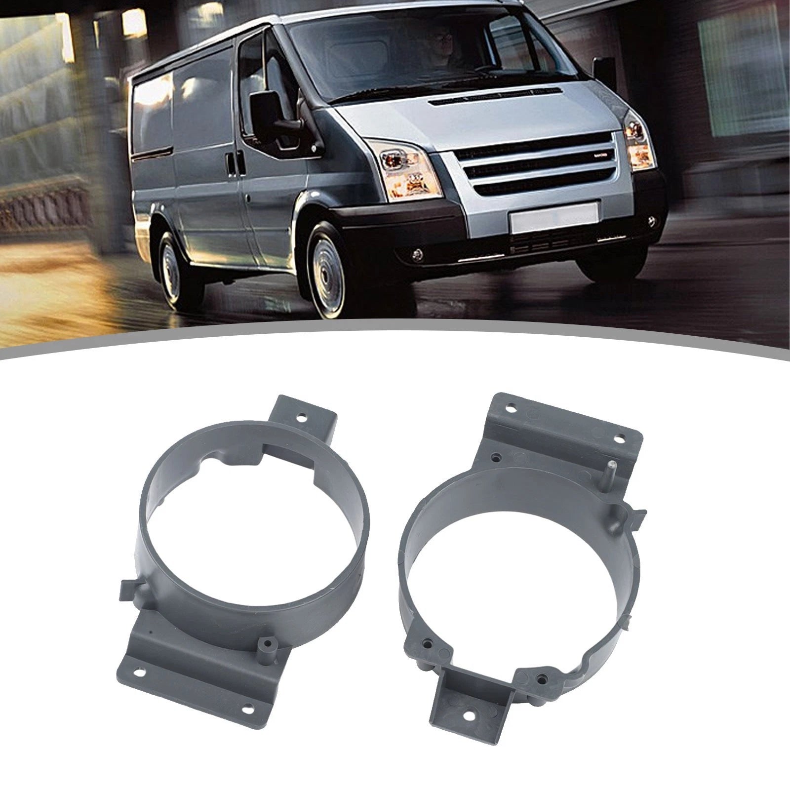 Pair of Fog Light Brackets for Ford Transit (2006–2014) 1387138 1387139