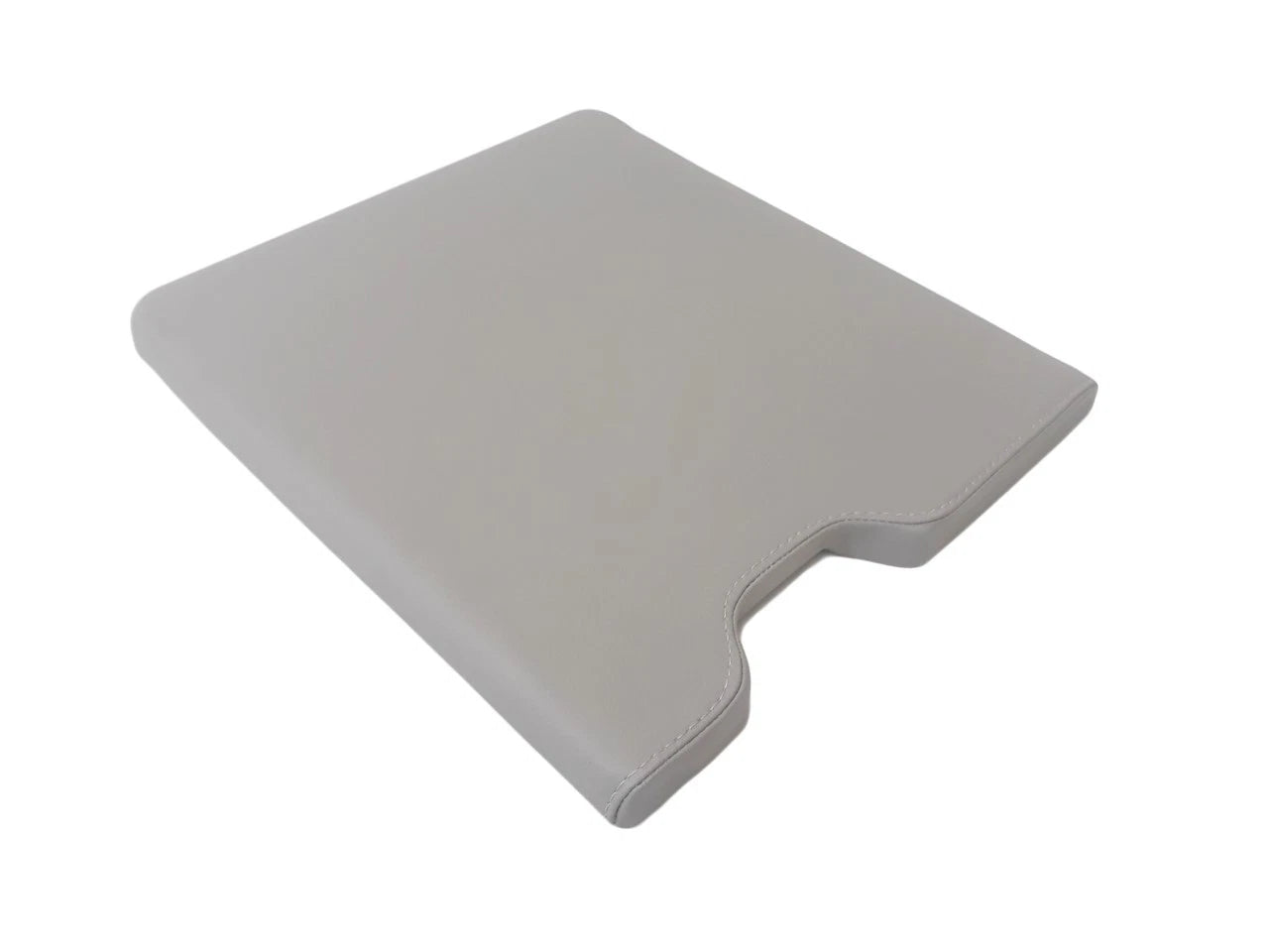 Leather Synthetic Console Armrest Cover for Ford F150 (2015–2019) Gray