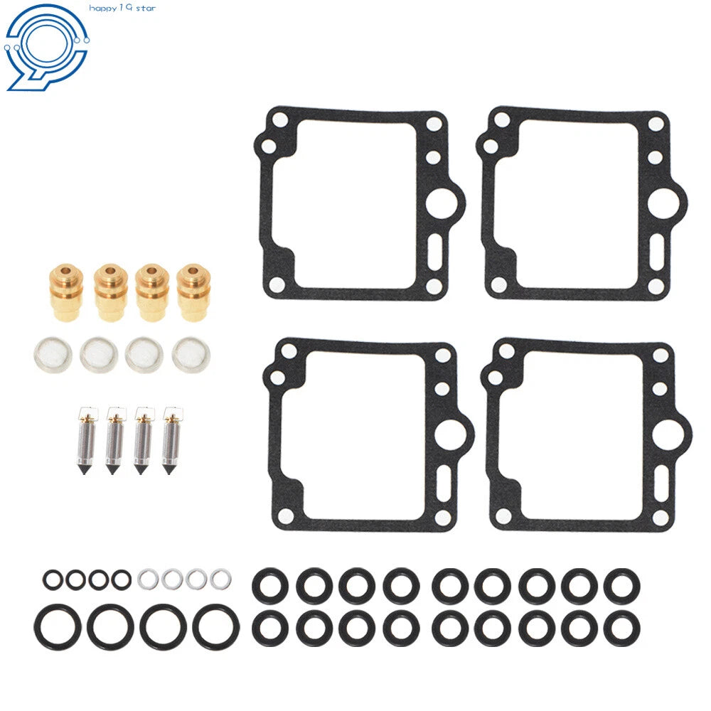 Set of 4 Carburetor Repair Kits for Yamaha XJ700/XJ750/FJ1100/FJ1200 (1985–1990)