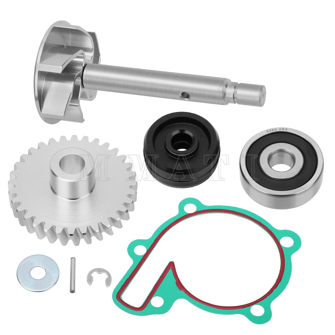 Water Pump Impeller Gear Bearing Seal Kit for Yamaha Banshee 350 (1987–2006)