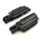 Set of 2 Black Rubber Pilot Footpegs for Harley FXBB FXBR FXBRS FXLR (2018–Present)