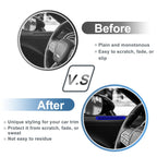 2X Air Condition Outlet Vent Trim Cover Frame for Dodge Challenger (2015–2023) Blue