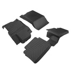 Set of 4 Black Rubber Floor Mats for Honda Accord Sedan (2008–2012)