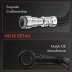 Set of 4 Power Steering Pressure & Return Hose for BMW 128i (2008–2013)