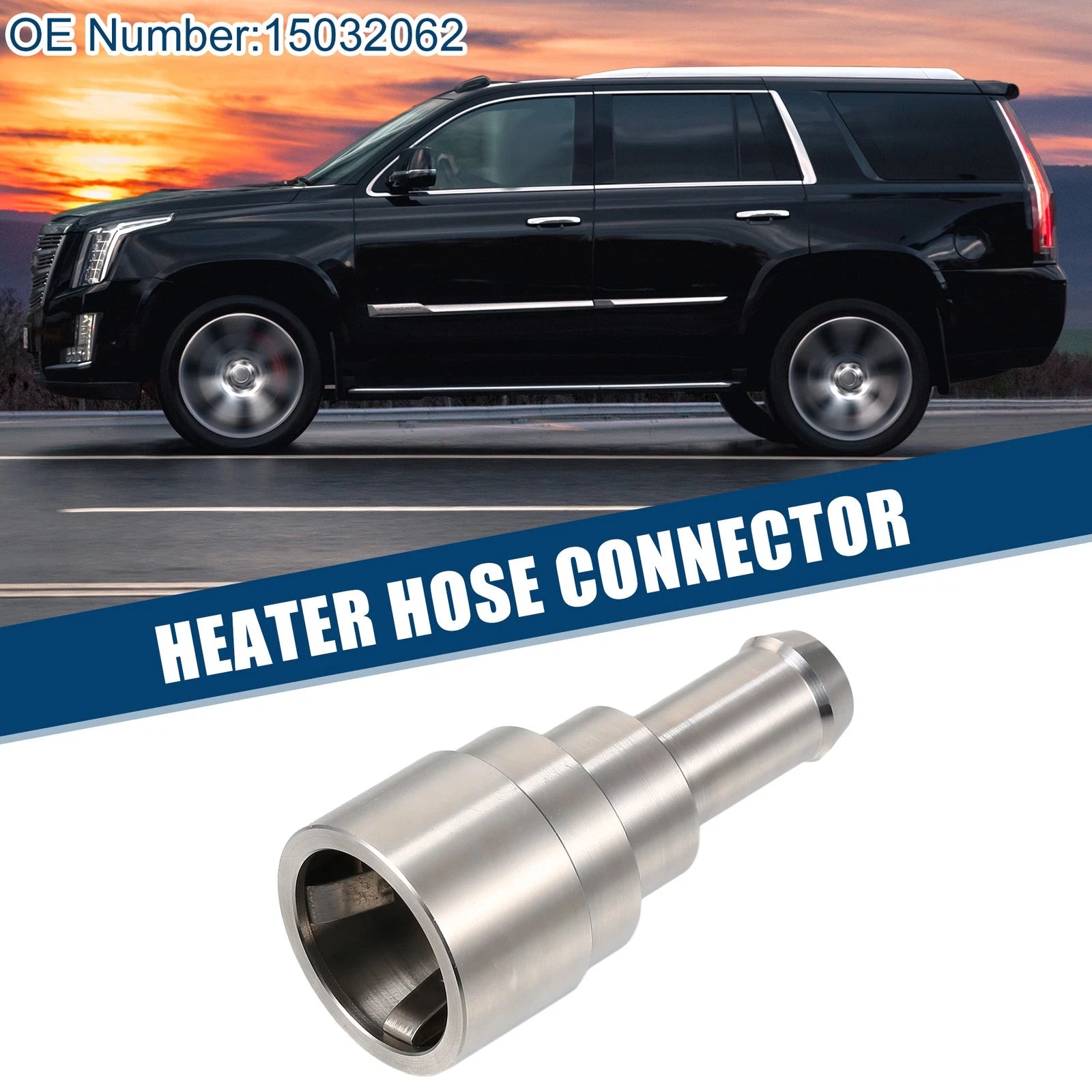 Heater Hose Connector for Chevrolet Silverado (1999–2014) No.15032062