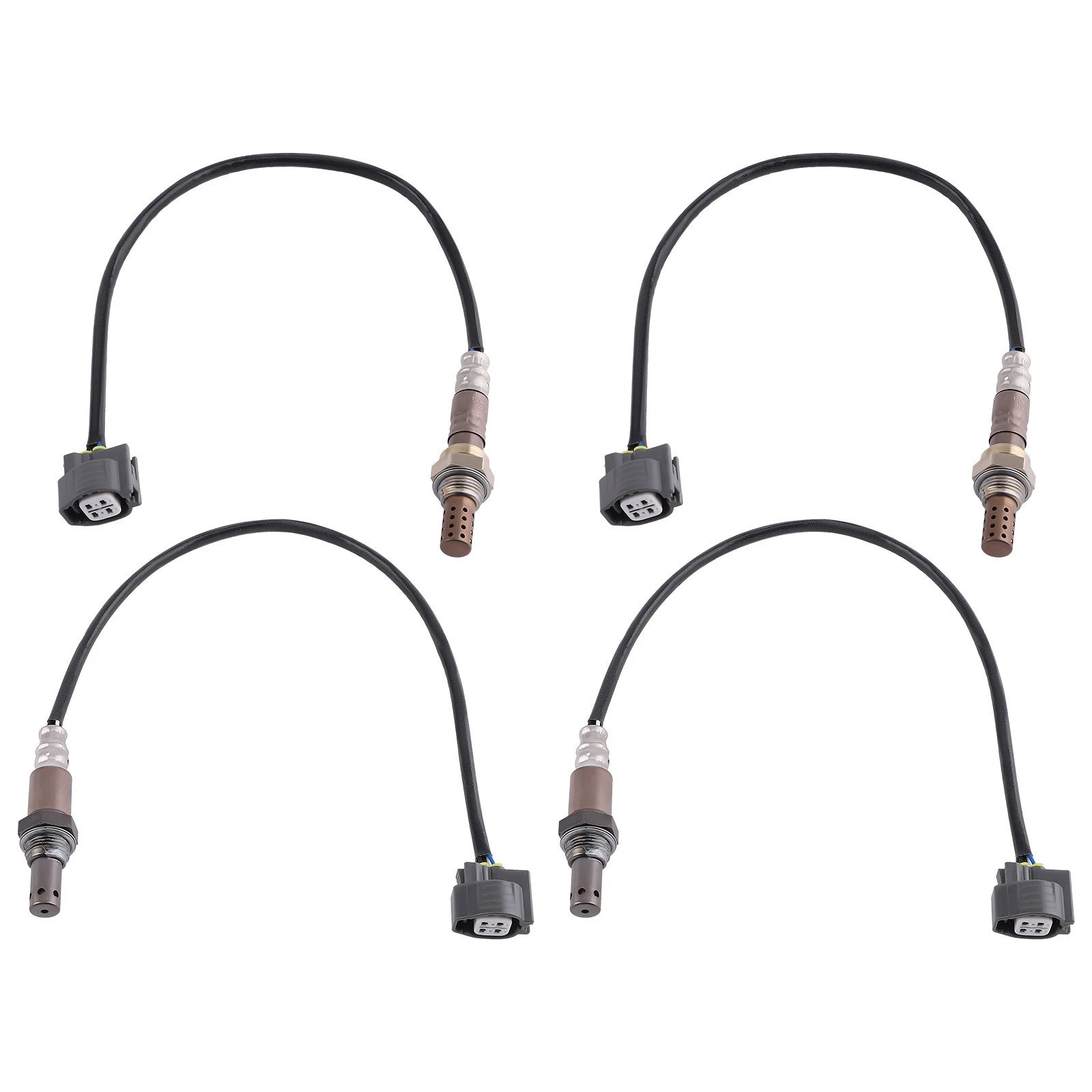 Set of 4 Oxygen Sensors for Jaguar S-Type 3.0L V6, 4.2L V8 (2000–2008)