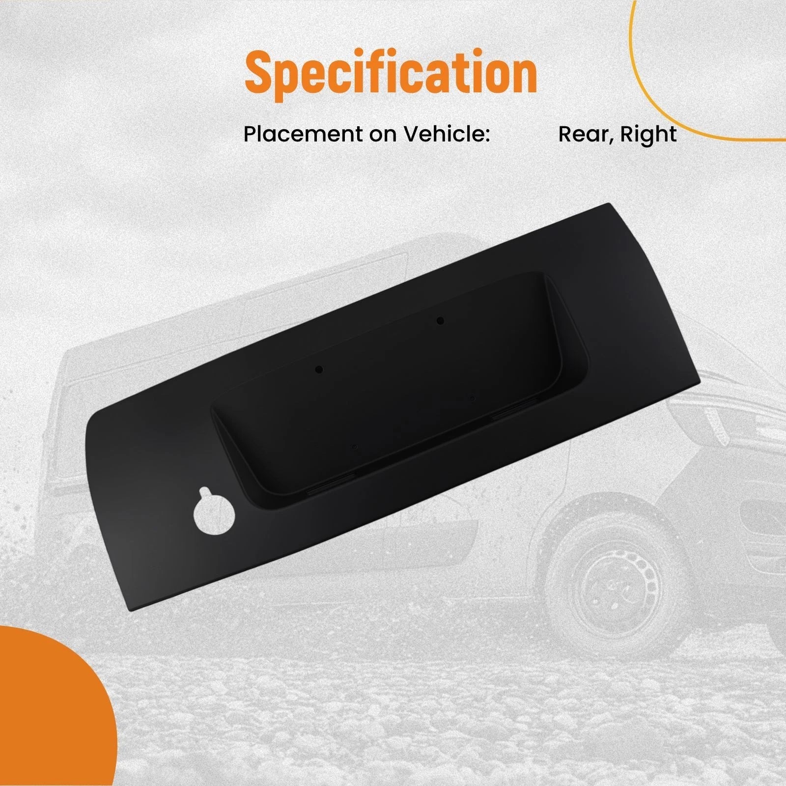 Door Lower Molding RR for Ford Transit 150 250 350 (2015–2024)