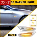 Set of 2 LED Front Fender Side Marker Lights for BMW X1 X3 E90 E91 E92 E93