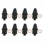 8PCS Diesel Fuel Injectors 0432217255 for GM Chevy 6.5L Turbo (1992-2005)