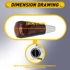 Walnut Leather Gear Shifter Knob for Toyota Lexus Scion