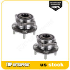 2X Front Wheel Bearing and Hub Assembly for Hyundai Sonata, Tucson, Kia Sportage