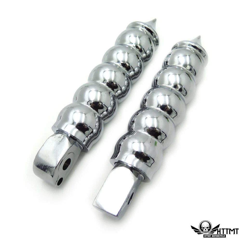 Chrome Calabash Footpegs for Suzuki Intruder 1400/Boulevard S83 (1995–2008)
