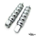 Chrome Calabash Footpegs for Suzuki Intruder 1400/Boulevard S83 (1995–2008)