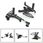 Adjustable Rearsets Footrest for Kawasaki Ninja 250 400 Z400 (2018–2022)