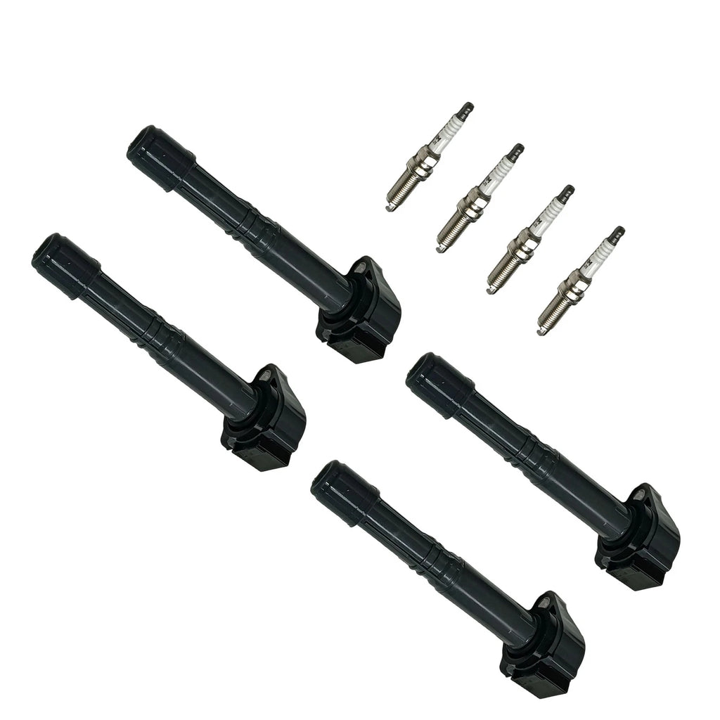 Set of 4 Ignition Coils & 4 Iridium Spark Plugs for Honda Accord (2003–2017)