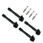 Set of 4 Ignition Coils & 4 Iridium Spark Plugs for Honda Accord (2003–2017)