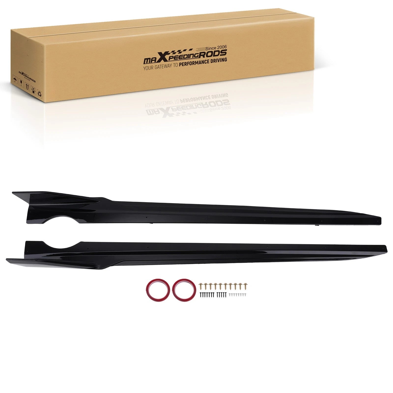 L&R Side Skirt for BMW X5 G05 M Sport (2019–2025) ABS Black Extension Panel